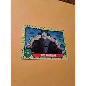1989 Topps TMNT The Shredder Trading Card 25 Teenage Mutant Ninja Turtles